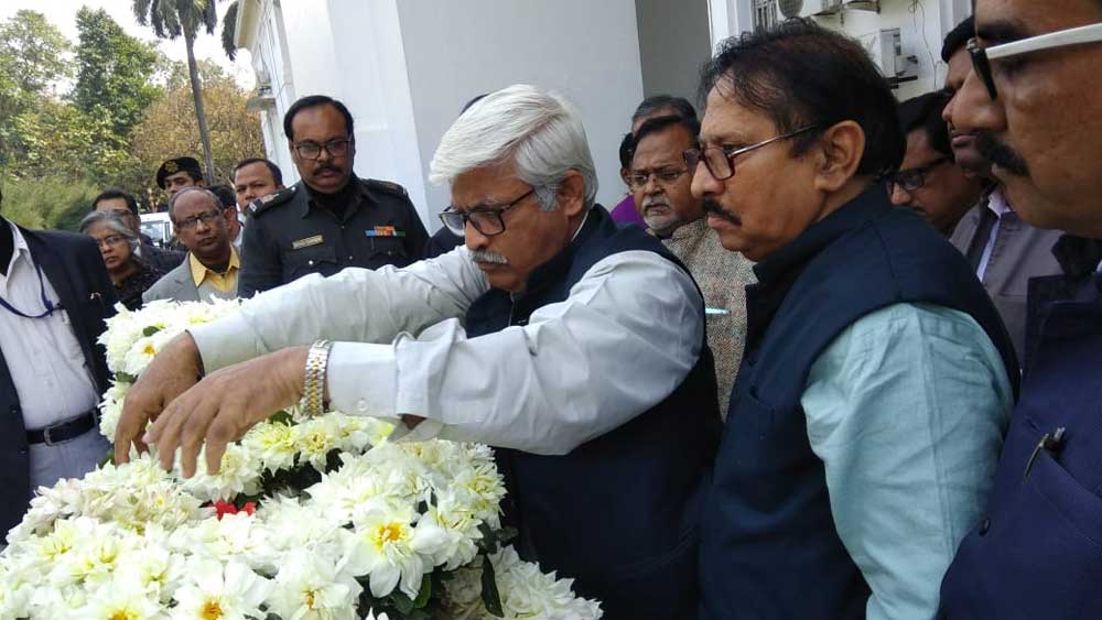 Homage paid to former Minister Sankar Sen