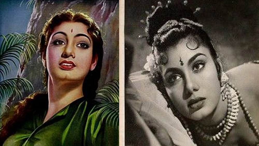 তিনি তখন তাঁর ছবি ‘বরসাত’-এর জন্য অভিনেতা অভিনেত্রী খুঁজছিলেন। নবাবের নিষ্পাপ মুখ ভাল লাগল রাজ কপূরের। তিনি নবাবকে সুযোগ দিলেন সেই ছবিতে। প্রেম নাথের বিপরীতে এক পাহাড়ি মেষপালিকার চরিত্রে। (ছবি: ফেসবুক)