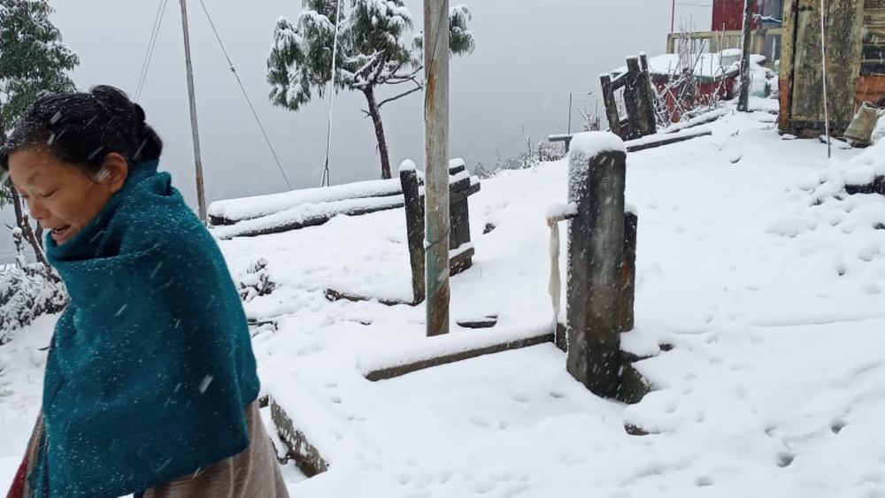 আগে টংলো জনপদ ছিল সিকিমের অন্তর্গত। পরে দার্জিলিঙ তথা বাংলার অন্তর্ভুক্ত হয়। দার্জিলিঙের মূল কেন্দ্র থেকে মানেভঞ্জ ২৬ কিমি। সেখান থেকে ধোতরে হয়ে টংলুর দূরত্ব ২৩ কিমি।  (ছবি: বিনয় তামাঙের সৌজন্যে)