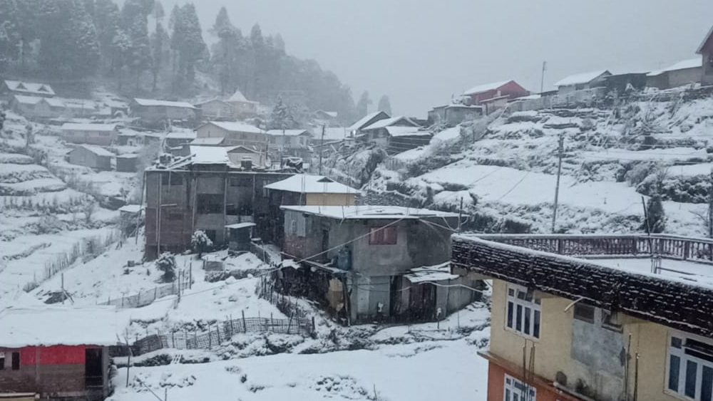 এখন সিঙ্গালিলা জাতীয় উদ্যানের অংশ টংলু। এখানে থাকার জায়গা মূলত হোম স্টে। স্থানীয় গ্রামবাসীরা নিজেদের বাড়ির কিছু অংশে পর্যটকদের আপ্যায়ন করেন।  (ছবি: সোমনাথ মণ্ডল)