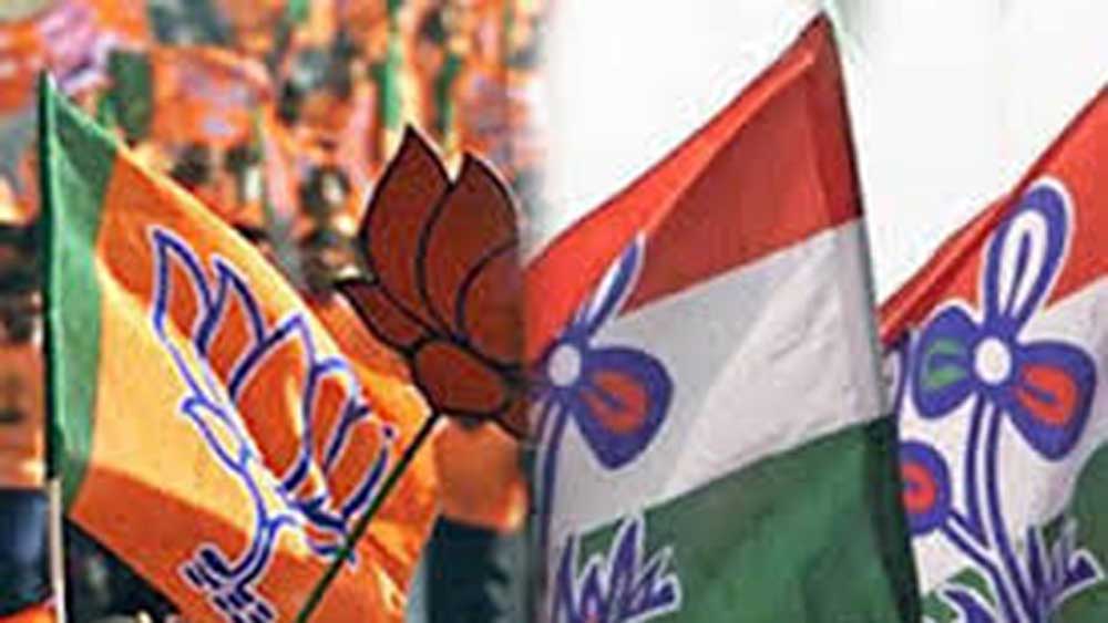 TMC accused for beating BJP 