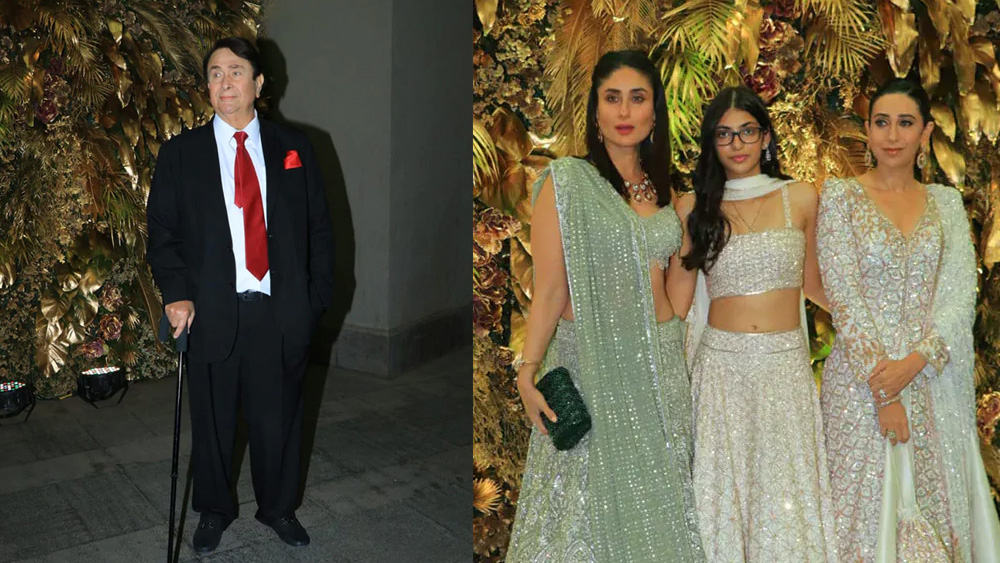 স্বভাবতই আরমানের বিয়েতে উজ্জ্বল উপস্থিতি ছিল তাঁর মামাবাড়ি, কপূর পরিবারের। এসেছিলেন করিশ্মা ও করিনা কপূর এবং তাঁদের বাবা রণধীর কপূর।