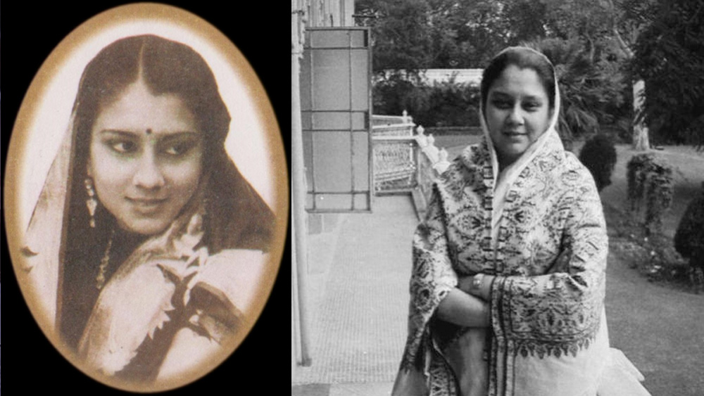 জন্ম ১৯১৯ সালের ১২ অক্টোবর, আজকের মধ্যপ্রদেশের সগর জেলায়। তাঁর বাবা ঠাকুর মহেন্দ্র সিংহ ছিলেন সরকারি আধিকারিক। মহেন্দ্র সিংহ এবং তাঁর দ্বিতীয় স্ত্রী চূড়া দেবেশ্বরী দেবীর বড় মেয়ে ছিলেন তিনি। জন্মের পরে নাম রাখা হয়েছিল লেখা দিব্যেশ্বরী দেবী।