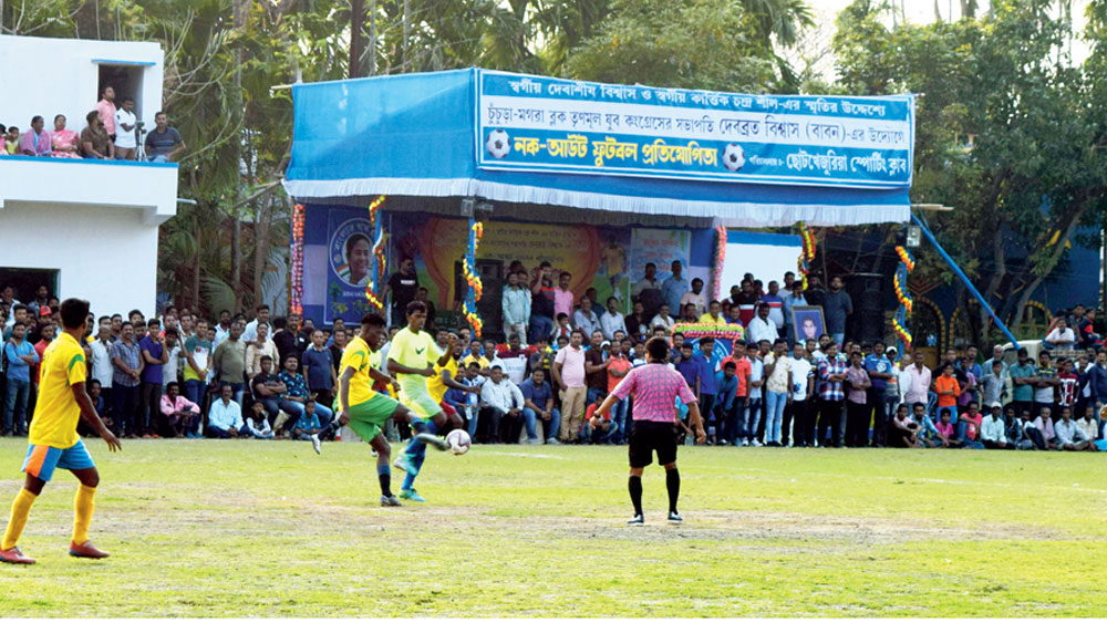 Coronavirus in India: Inspite the suspension, local football matches are still held