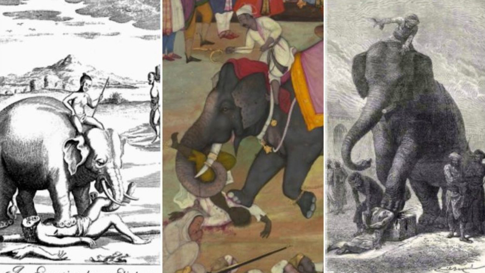 এ তো গেল আধুনিক সভ্যতার কথা। প্রাচীন কালে কী ভাবে প্রাণদণ্ড দেওয়া হত? উপায়গুলো জানলে হাড় হিম হয়ে যেতে পারে।
পশুদের দিয়ে হত্যা করানো ছিল সে সময়ে প্রাণদণ্ড দেওয়ার অন্যতম জনপ্রিয় উপায়। কখনও হাতি বা ঘোড়ার পায়ের তলায় পিষে, থেঁতলে মারা, কখনও বাঘ, সিংহের মতো হিংস্র পশু মাধ্যমে, কখনও আবার সাপের কামড়ে মারা হত অপরাধীকে।