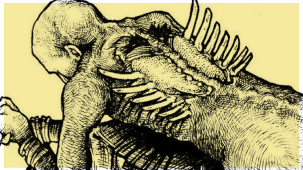 অষ্টম শতক থেকে একাদশ শতকে ভাইকিংদের শাসনকালে স্ক্যানডিনেভিয়াতে প্রাণদণ্ড দেওয়ার এক অদ্ভুত উপায় বের হয়। অপরাধীর পাঁজর ভেঙে ফুঁসফুস ফুটো করে পিঠ দিয়ে বের করা হত। রক্তে মাখামাখি সেই দেহ দিয়ে যেভাবে পাঁজরগুলো বেরিয়ে থাকত, মনে হত ঈগল ডানা মেলে আছে। নৃশংস এই পদ্ধতির নাম ব্লাড ঈগল।