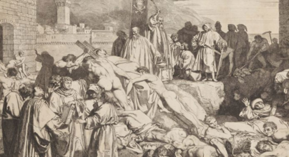 দ্য ব্ল্যাক ডেথ: ইতিহাসের সবচেয়ে ভয়ানক রোগ। এর প্রভাবে বিশ্বব্যাপী ২০ কোটি মানুষের মৃত্যু হয়েছিল। কালো ইঁদুর থেকে এই রোগ ছড়িয়ে পড়েছিল। ১৩৪৬ সালে এশিয়ার দেশগুলোয় প্রথম থাবা বসিয়েছিল এই রোগ। তার পর অন্যান্য দেশে ছড়িয়ে পড়ে।