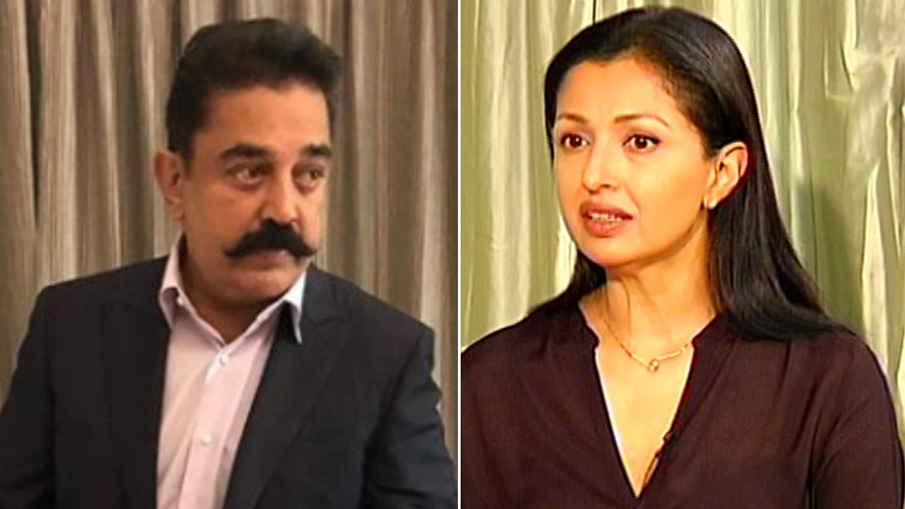 সম্পর্ক ভেঙে যাওয়ার পরেও গৌতমীর পাশে ছিলেন কমল হাসান। তাঁদের বিচ্ছেদের আগেই ধরা পড়ে, গৌতমী ক্যানসার-আক্রান্ত। ক্যানসারের বিরুদ্ধে তাঁর লড়াইয়ের শরিক ছিলেন কমল হাসান। (ছবি: সোশ্যাল মিডিয়া)