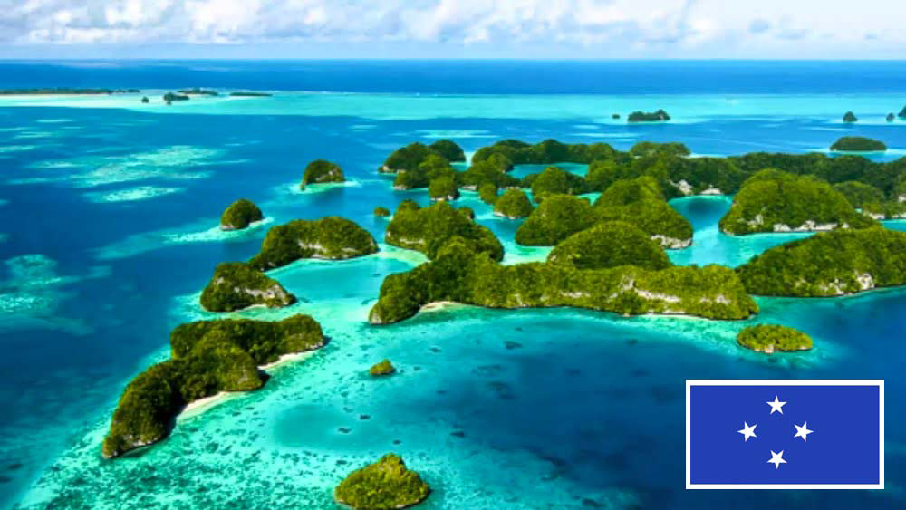 পশ্চিম প্রশান্ত মহাসাগরের প্রায় ৬০০টি ছোট ছোট দ্বীপ নিয়ে গড়ে ওঠা দেশ মাইক্রোনেশিয়া। চারটি প্রদেশও রয়েছে। পামগাছ বিস্তৃত সমুদ্র সৈকতের জন্য বিখ্যাত এই দেশ। মাত্র ১ লক্ষ ১৩ হাজার মানুষের মধ্যে একজনও করোনা সংক্রমিত হননি।