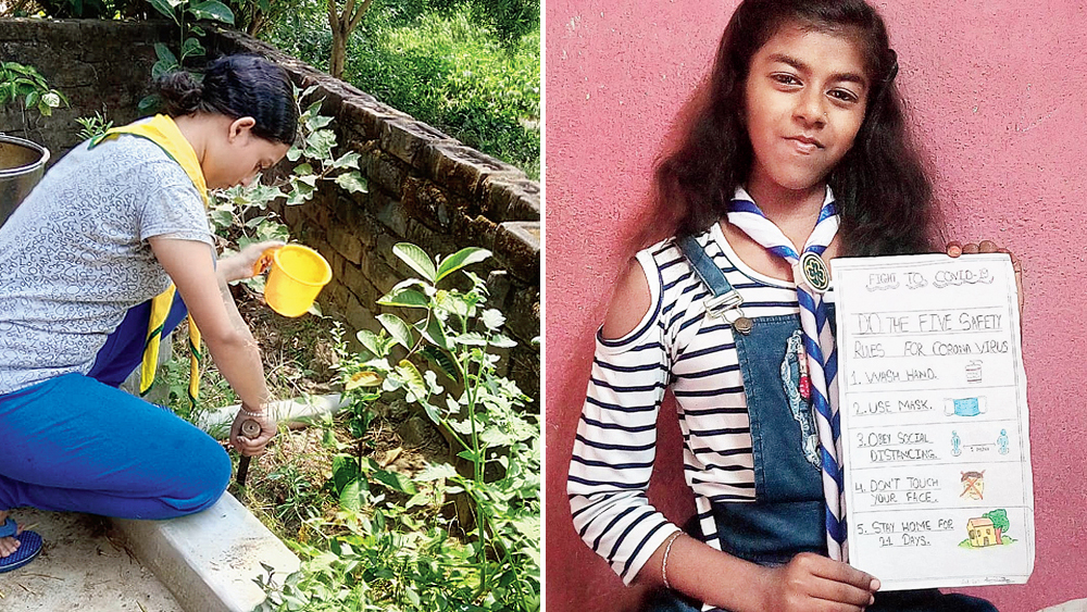 Bharat Scout And Guide inspires students to do creative works amid lockdown