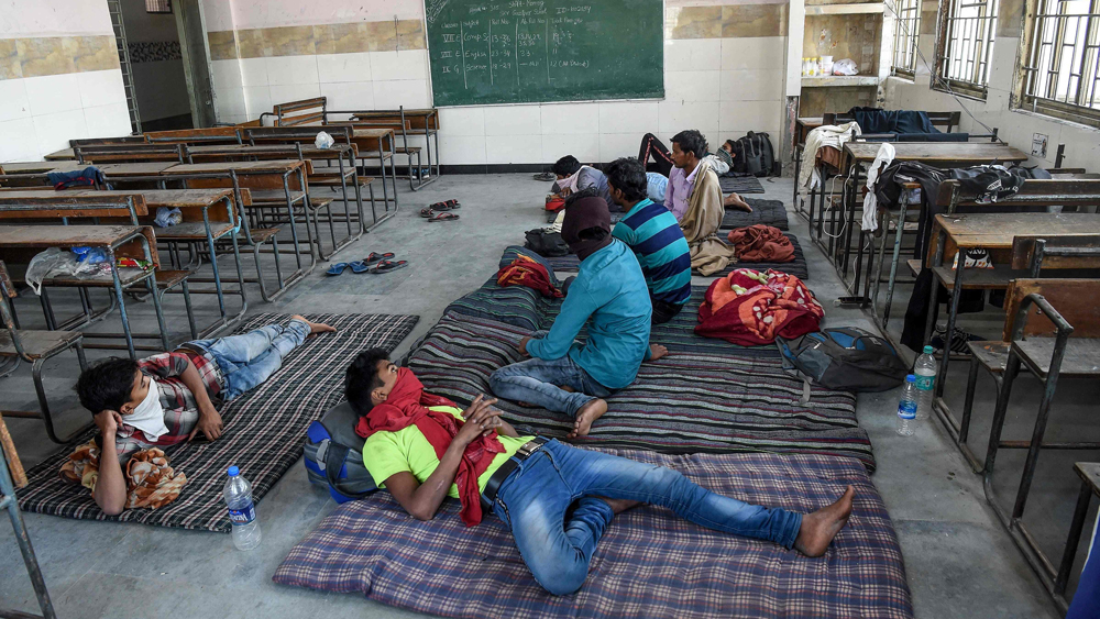 Stranded people in relief camps eagerly wait to return homes 