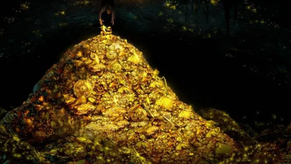 আছে মোট ১২০০টি সরপ্পলি। দক্ষিণের এই ঐতিহ্যবাহী সোনার হারে বসানো থাকে দামি পাথর। অস‌ংখ্য বস্তা আছে, যার মধ্যে ছিল মুঠো মুঠো সোনার জিনিস, নেকলেস, কোমরের বিছে। গয়নায় বসানো হয়নি এ রকম হিরে, চুনি, পান্না, পোখরাজ এবং অন্যান্য রত্নপাথর আছে অগণিত। আছে সোনার তৈরি প্রমাণ মাপের সিংহাসনও। (প্রতীকী ছবি)