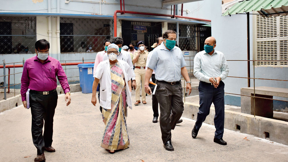 Condition of the Berhampore Sadar Hospital changed due to the fear of Corona