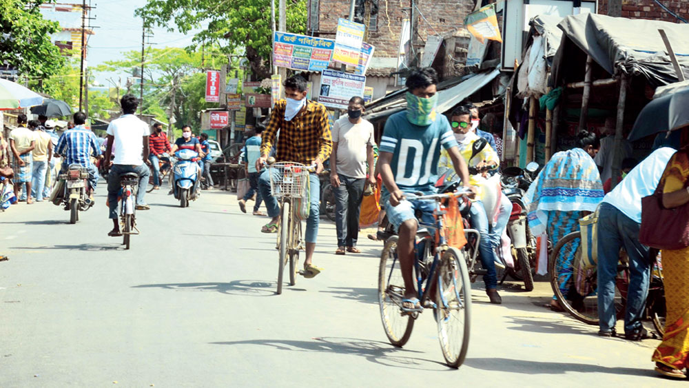 হাসনাবাদে। নিজস্ব চিত্র