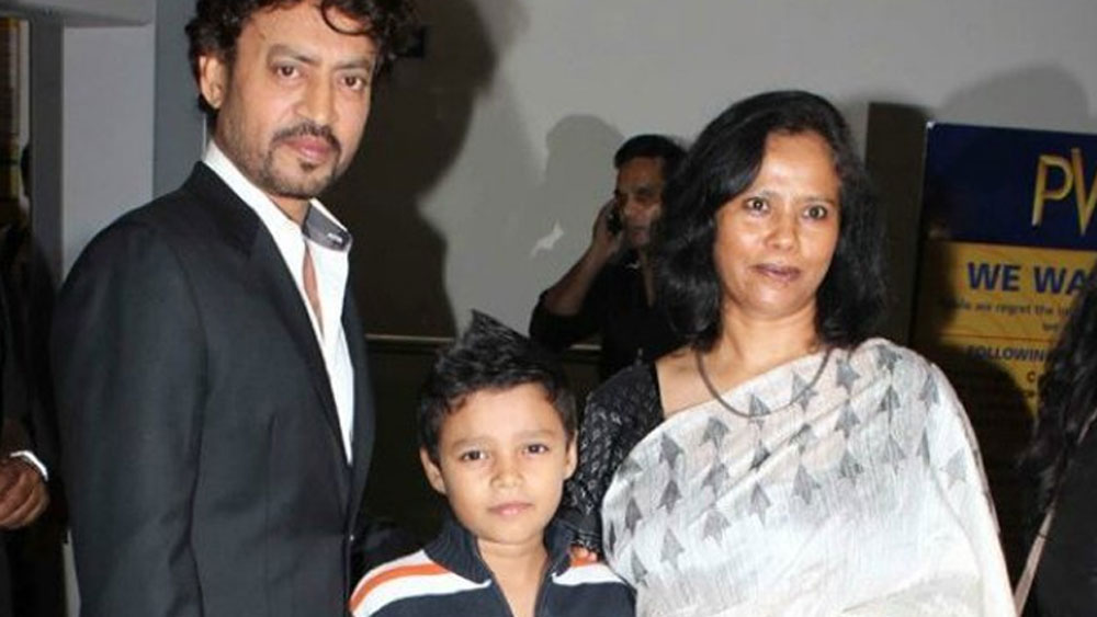 ইরফানের মা ছিলেন বেগম খান এবং তাঁর বাবা ছিলেন জাগিরদার খান। টঙ্ক জেলার বাসিন্দা। তিনি টায়ারের ব্যবসা করতেন।