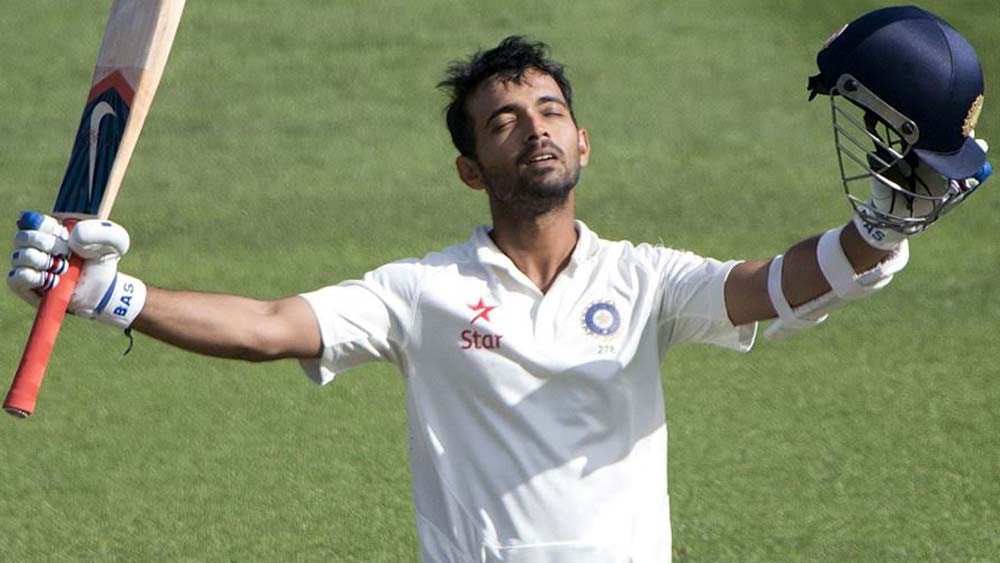 ইনি অজিঙ্কে রাহানে। ২০১৩তে অস্ট্রেলিয়ার বিরুদ্ধে ভারতের মাটিতে টেস্টে অভিষেক হয় তাঁর। এখনও পর্যন্ত ৬৩টি টেস্ট খেলে তিনি করেছেন চার হাজার ২০৩ রান।