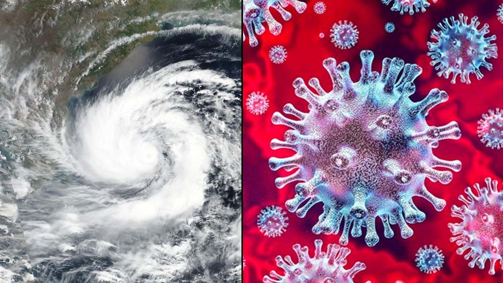 ঘূর্ণিঝড়ের তীব্রতার মধ্যেও সতর্ক থাকুন করোনাভাইরাস নিয়ে।