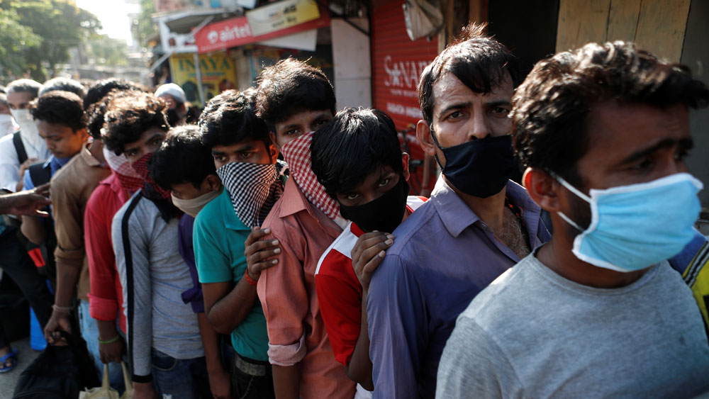 জলের জন্য লাইন দিতে হোক বা নিরাপদ আশ্রয়শিবিরে উঠতেই হোক, মুখে যেন মাস্ক অবশ্যই থাকে। মাস্ক পরলেই করোনা ঠেকানো যায় প্রায় ৬০ শতাংশ। তাই এই অবস্থায় মাস্ক অবশ্যই পরে থাকুন।