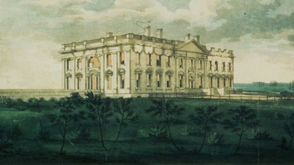 ১৮১৮ খ্রিস্টাব্দ থেকে হোয়াইট হাউসে শুরু হয় লেড-পেইন্টের যুগ। হোয়াইট ওয়াশের তুলনায় সীসার পেইন্টে আরও উজ্জ্বল হয় এর সাদা রং।