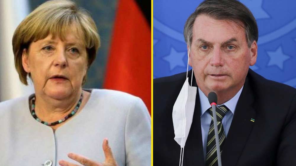 জার্মানির চ্যান্সেলর অ্যাঞ্জেলা মের্কেল করোনার বিরুদ্ধে যুদ্ধে আপন করে নিয়েছেন বিজ্ঞান ও প্রযুক্তিকে। ব্রাজিলের প্রেসিডেন্ট জেয়ার বোলসোনারো যদিও সে পথে হাঁটেননি।