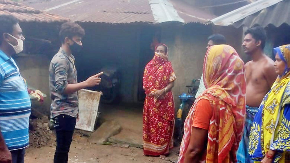 Not to panic, explains Covid-winning youth to the villagers