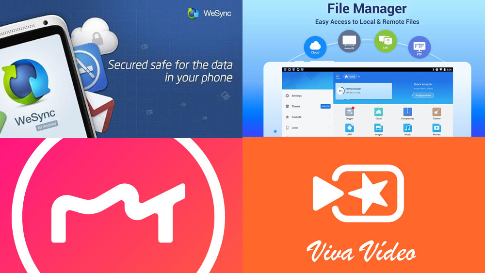 উইসিঙ্ক, ইএস ফাইল এক্সপ্লোরার, ভিভা ভিডিয়ো-কিউ ইউভিডিয়ো ইঙ্ক, মেইটু