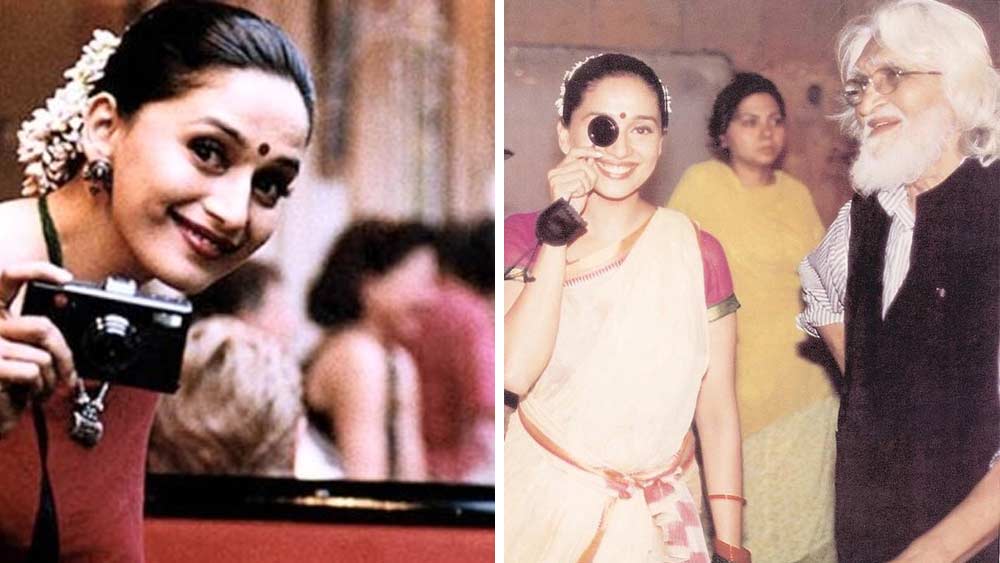 পরে হুসেন মাধুরীর জন্য ছবি পরিচালনাও করেন। মাধুরীকে নিয়ে তিনি পরিচালনা করেন ‘গজগামিনী’। গল্পও লিখেছিলেন তিনি নিজেই। এই সময়েই তিনি নিজের নামও পাল্টে ফেলেন। তাঁর নাম ছিল মকবুল ফিদা হুসেন। তিনি পাল্টে করে নেন ‘ম্যাকবুল ফিদা হুসেন’। মজা করে অনেকে তাঁকে বলতেন ‘মাধুরী ফিদা হুসেন’।