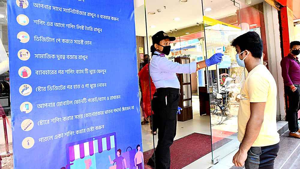 Waiting for the buyer with fear