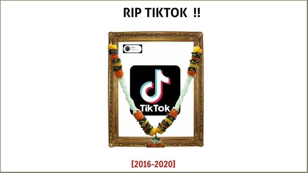 কেউ কেউ তো আবার সরাসরি টিকটকের ছবিতে মালা পরিয়ে দিয়েছেন। যেমনটা করা হয় কারও মৃত্যুর পর।