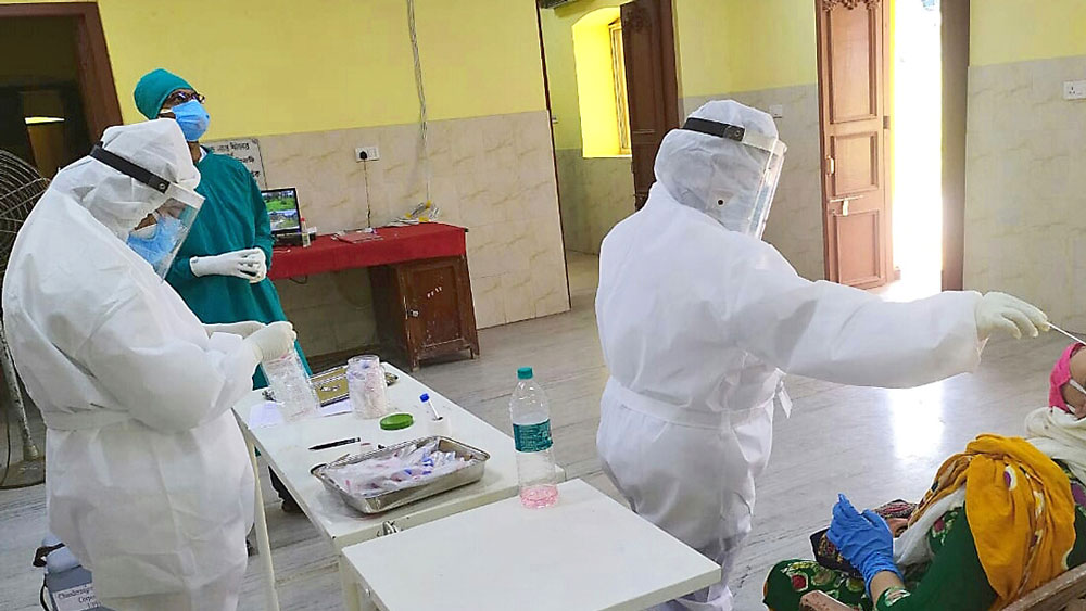 Covid-Camp launched at the city's Cancer Hospital at the initiative of Chandannagar Municipality