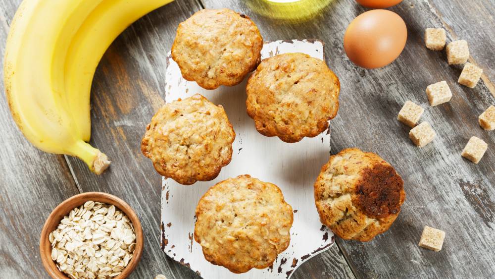 Recipe of banana oats muffin without sugar and flour dgtl