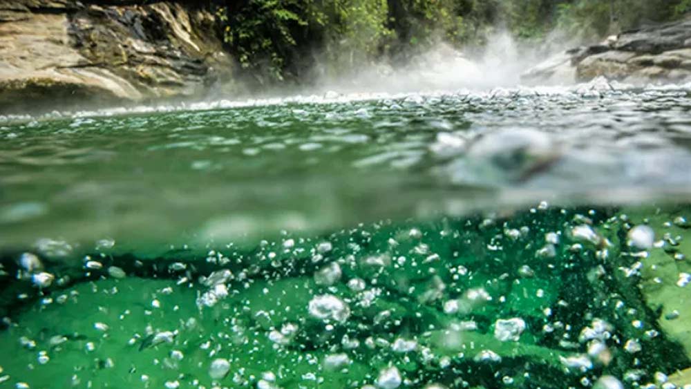 তার পর আবার ওই জলধারা  উঠে আসে ভূভাগের উপরে। তখন তার তাপমাত্রা বেড়ে যায় কয়েকশো গুণ। অর্থাৎ জিয়োথার্মাল বা হাইড্রোথার্মাল চক্রের বিক্রিয়াই ফুটন্ত নদীর রহস্য।
