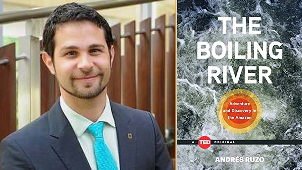 নিজের অভিজ্ঞতা আন্দ্রে লিখেছেন ‘দ্য বয়েলিং রিভার: অ্যাডভেঞ্চার অ্যান্ড ডিসকভারি ইন আমাজন’ বইয়ে। তাঁর আবেদন, ফুটন্ত নদীর বিস্ময়কে বাঁচাতে আমাজন অরণ্যে বৃক্ষনিধন বন্ধ হোক।