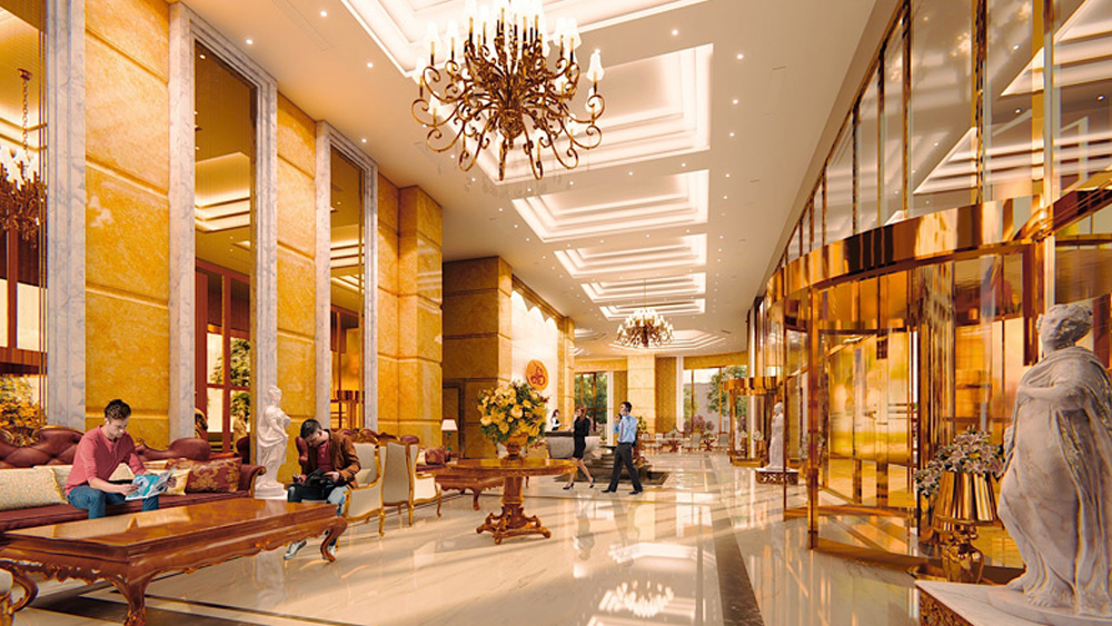 ২৫ তলার এই হোটেলটিতে রয়েছে মোট ৪০০টি ঘর।