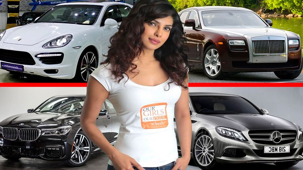 প্রিয়ঙ্কাকে একটি ‘মার্সিডিজ মেব্যাক’ উপহার দিয়েছেন নিক। এ ছাড়াও প্রিয়ঙ্কার আছে পাঁচ কোটি টাকা মূল্যের ‘রোলস রয়েস গোস্ট’, ‘বিএমডব্লু ফাইভ সিরিজ’, ‘মার্সিডিজ এস ক্লাস’, ‘অডি কিউ সেভেন’, ‘১৯৬৪ থান্ডারবার্ড’, ‘১৯৬৮ ফোর্ড মাস্ট্যাং’, ‘শেভ্রোলে কামারো’, ‘কর্মা ফিস্কার’ এবং ‘ডজ চ্যালেঞ্জার আর টি’ দাঁড়িয়ে থাকে তাঁদের গাড়িশালে।