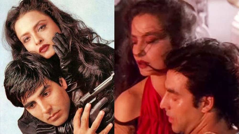 ১৯৯৬ সালের কথা। ‘খিলাড়িও কা খিলাড়ি’ ছবির শুটিং চলছে। সেই সময় অক্ষয়ের সঙ্গে রেখার সম্পর্কের কানাঘুঁষো শুরু হয়।