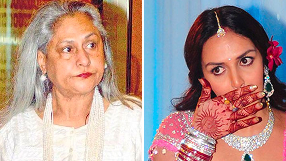 জয়ার তিরস্কারের হাত থেকে রেহাই পাননি পুরোহিত-ও। সে ঘটনার সাক্ষী বলিউডের অন্য শিল্পীরাও। হেমা মালিনীর বড় মেয়ে এষার সাধভক্ষণ অনুষ্ঠান ছিল। অভিযোগ, পুরোহিতদের মধ্যে একজন তারকাদের সঙ্গে সেলফি তুলে যাচ্ছিলেন।