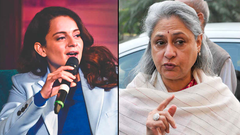 এই মন্তব্যের পরে জয়াকে তীব্র আক্রমণ করেছেন কঙ্গনা রানাউত। টুইটে লেখেন, “ইন্ডাস্ট্রিকে আপনি কোন থালা সাজিয়ে দিয়েছেন জয়াজি? একটা থালা পেয়েছিলাম যেখানে দু’মিনিটের আইটেম নম্বর এবং একটা রোম্যান্টিক দৃশ্যে অভিনয় করার বদলে নায়কের সঙ্গে বিছানায় যাওয়ার প্রস্তাব সাজানো ছিল। এই ইন্ডাস্ট্রিকে নারীবাদ আমি শিখিয়েছি। নারীবাদী, দেশপ্রেমের ছবি দিয়ে ইন্ডাস্ট্রির থালা সাজিয়েছি। এই থালা আমার নিজের জয়াজি, আপনার নয়।”