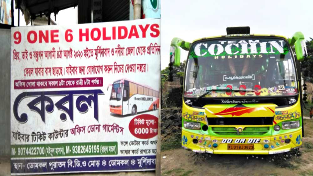 Migrant Labourers now avail of private buses to travel to another places