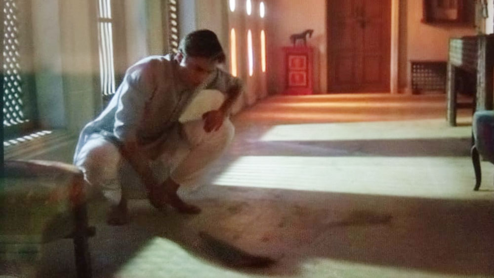 সিরিজের নবম পর্ব ‘আ সেপারেশন’-এ একটি দৃশ্য রয়েছে যেখানে রাধেকে ঘর ঝাড় দিতে হচ্ছে। পরিচালকের কথায়, কী ভাবে ঝাড় দিতে হয় রাধে সেটা জানত না। তখন পরিচালক নিজে গিয়ে তাকে দেখিয়ে দেন কী ভাবে ঝাড় দিতে হয়।