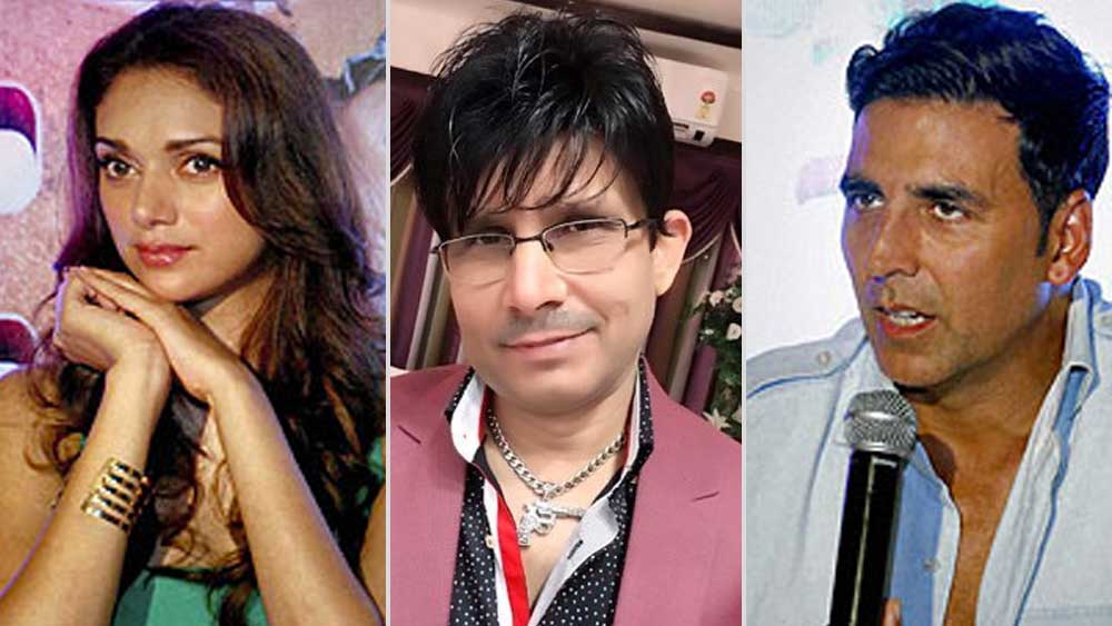 সেটা ছিল অক্ষয়ের নায়িকা অদিতি রাও হায়দারিকে নিয়ে। মিটু আন্দোলনের সময় তাঁর সেই টুইট নিয়ে তুমুল বিতর্ক তৈরি হয়েছিল। প্রথমে সরাসরি নাম না নিয়ে এবং পরে সরাসরি নাম করেই টুইট করেছিলেন কেআরকে।