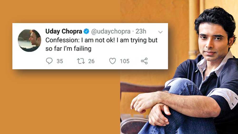 ২০১৯ সালে একবার উদয়ের ট্যুইট ঘিরে চাঞ্চল্য তৈরি হয়েছিল। তিনি লিখেছিলেন, ‘‘আমি কয়েক ঘণ্টার জন্য ট্যুইটার অ্যাকাউন্ট বন্ধ করে দিয়েছিলাম। আমার মনে হচ্ছিল যেন আমি মৃত্যুর মুখোমুখি হয়ে পড়েছি। আমার মনে হয় এটা আত্মহত্যা করার ভাল অপশন। আমি হয়তো বরাবরের জন্য সেটা করতেও পারি।’’