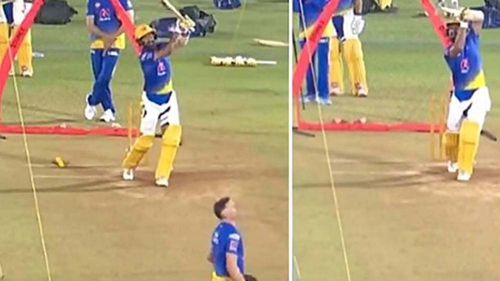 এভাবেই নেটে বড় ছক্কা হাঁকাচ্ছেন পূজারা 