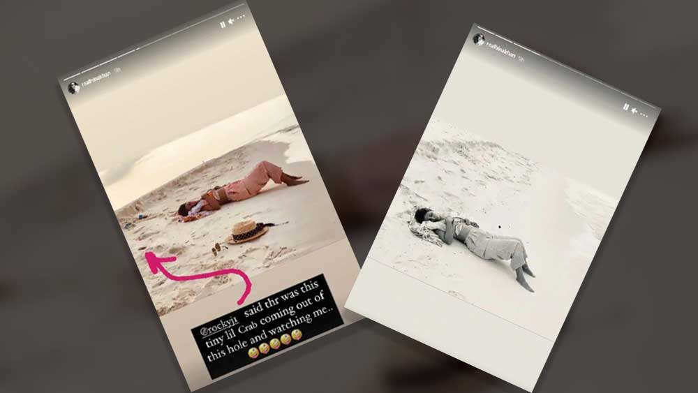 ইনস্টাগ্রামে হিনার ছবি