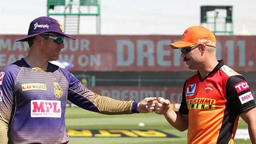 সরাসরি: কলকাতার মুখোমুখি হায়দরাবাদ, টসে জিতে বল করার সিদ্ধান্ত নিলেন ডেভিড&nbsp;ওয়ার্নার