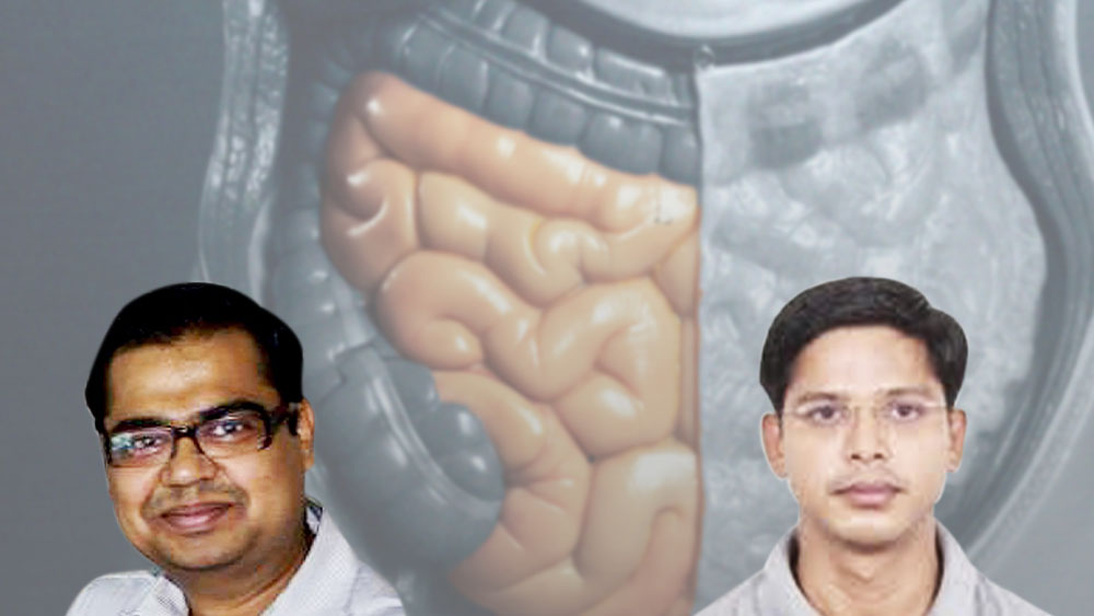 মতামতে দুই বিশেষজ্ঞ। প্রিন্সিপাল সায়েন্টিস্ট দীপ্যমান গঙ্গোপাধ্যায়  (বাঁ দিকে) এবং অধ্যাপক রঞ্জন নন্দা। গ্রাফিক- নিরূপম পাল।