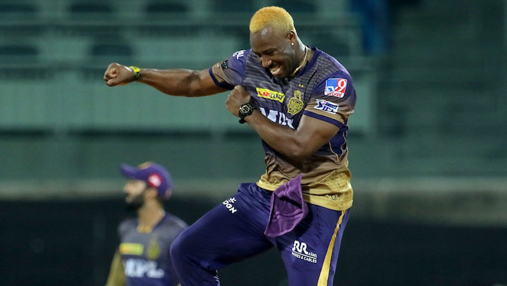 শুধু বল নয়, ব্যাটেও রান করতে হবে। রাসেল দ্রুত বুঝলে নাইটদের মঙ্গল। ছবি - টুইটার। 