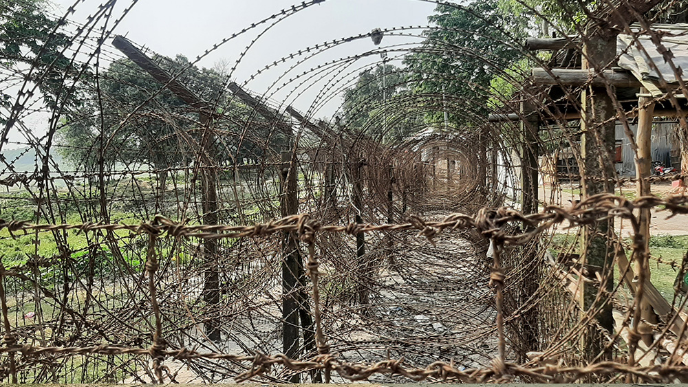 ভারত-বাংলাদেশ সীমান্ত।