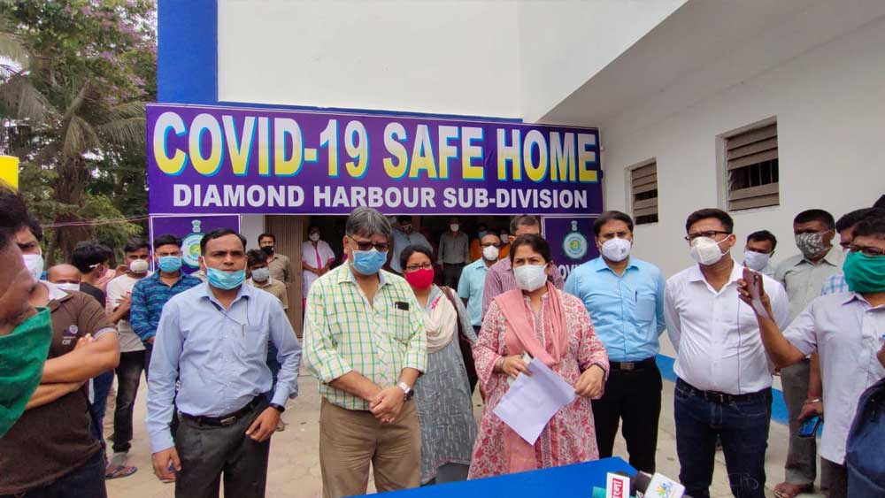 Covid Safe Home Started In Diamond Harbour dgtld - Anandabazar