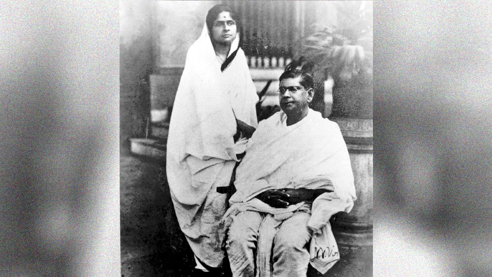 স্ত্রী বাসন্তীদেবী ও চিত্তরঞ্জন দাশ